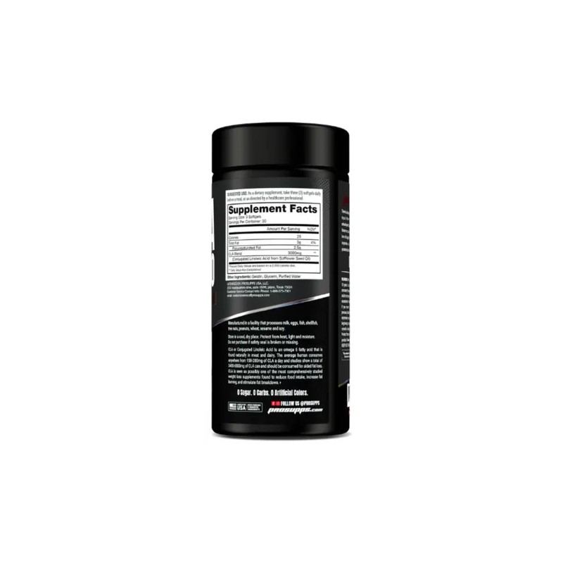 ProSupps CLA 3000 Lean Quemador Grasa 90 Softgels Sin Sabor