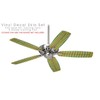 Tie Dye Spine 101 - Ceiling Fan Skin Kit fits