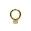 Light Hanger M10 x 1 Ring Nipple Raw Brass Diameter