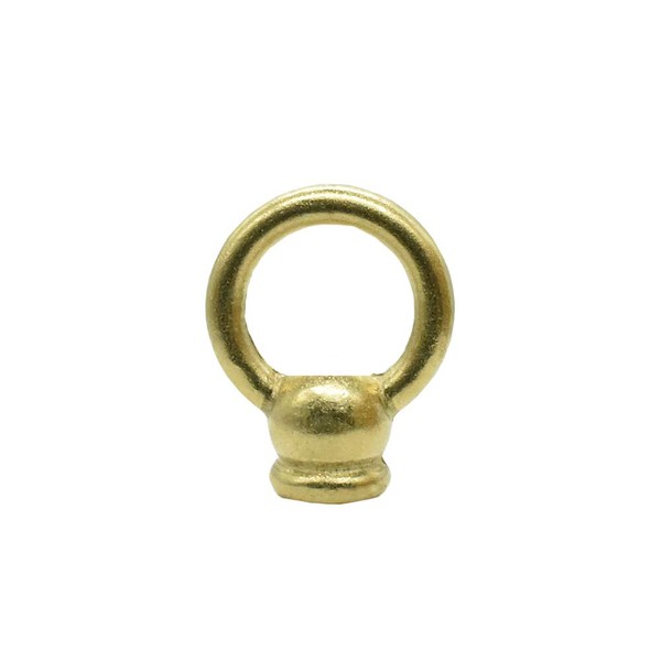 Light Hanger M10 x 1 Ring Nipple Raw Brass Diameter