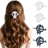 4PCS Cat Skull Hair Stick, Gothic Halloween Cosplay Bone Hair