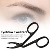 Scissors Shaped Eyebrow Tweezers | Heavy Duty Handled Eyebrow Tweezers