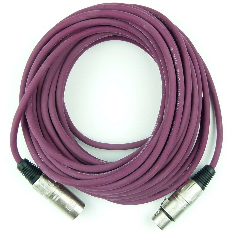 Adam Hall Cables K3MMF1000PUR Microphone Cable 10 m Violet /