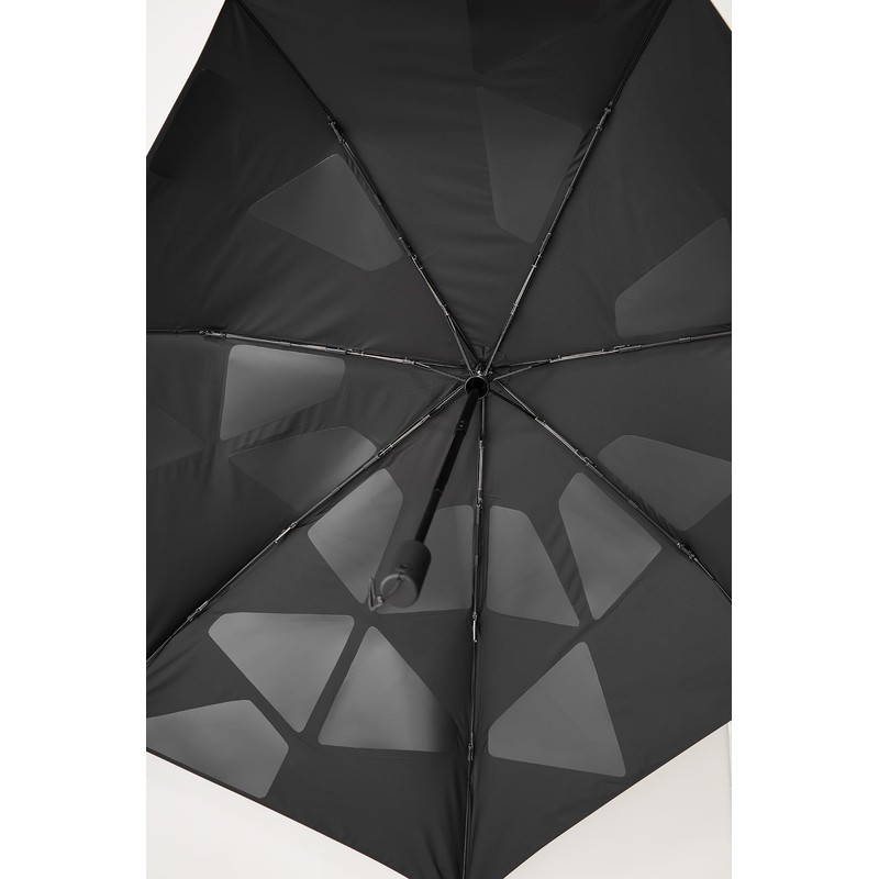 Waterfront U355-0887BK1-BF Folding Umbrella, Black, Short 21.7 inches (55 cm),