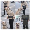 Dog Hands Free Leash with Zipper Pouch Water Bottle Holder