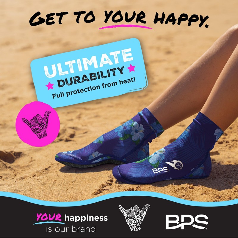 BPS New Zealand ‘Piha’ Beach Volleyball Socks Sand Soccer Socks