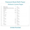 Password Book Refills for A5 Binder - A-Z Password Notebook