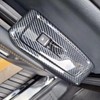 4PCS Carbon Fiber Style Car Window Controls Panel Glass Lift