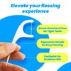 COCOBURI Individually Wrapped Dental Floss Picks-Disposable Floss Picks for Adules-Floss