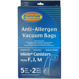 EnviroCare Replacement Bags for Miele F J M Microfiltration Vacuum Bags - 10 Bags + 4 Filters