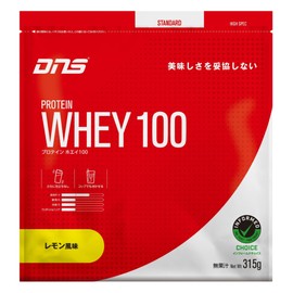 DNS Whey 100, Whey Protein, Lemon Flavor, 11.1 oz (315 g), Made in Japan, Drink with Water, WPC Whey Protein, Muscle Training, Trial