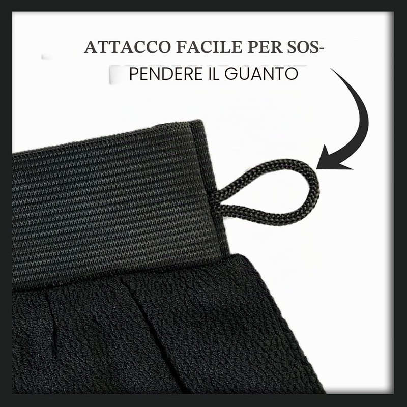 2 x Guanto esfoliante, Guanto di Crin, Guanto Kessa, Hammam,