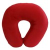 Wolf Essentials Neck Pillow Adult Cozy Soft Microfiber, Red