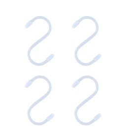 Takagi TAKAGI Color S Hooks, Mini, White, 4 Pieces, 2.8 inches (70 mm), White, Hanging, Hanging, Kitchen, Load Capacity: Approx. 11.0 lbs (5 kg), Organize Small Items, Organize, Takagi