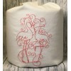 BeachcraftersEMB Pink Flamingos Embroidered Decorative Toilet Paper Wrap - Bathroom