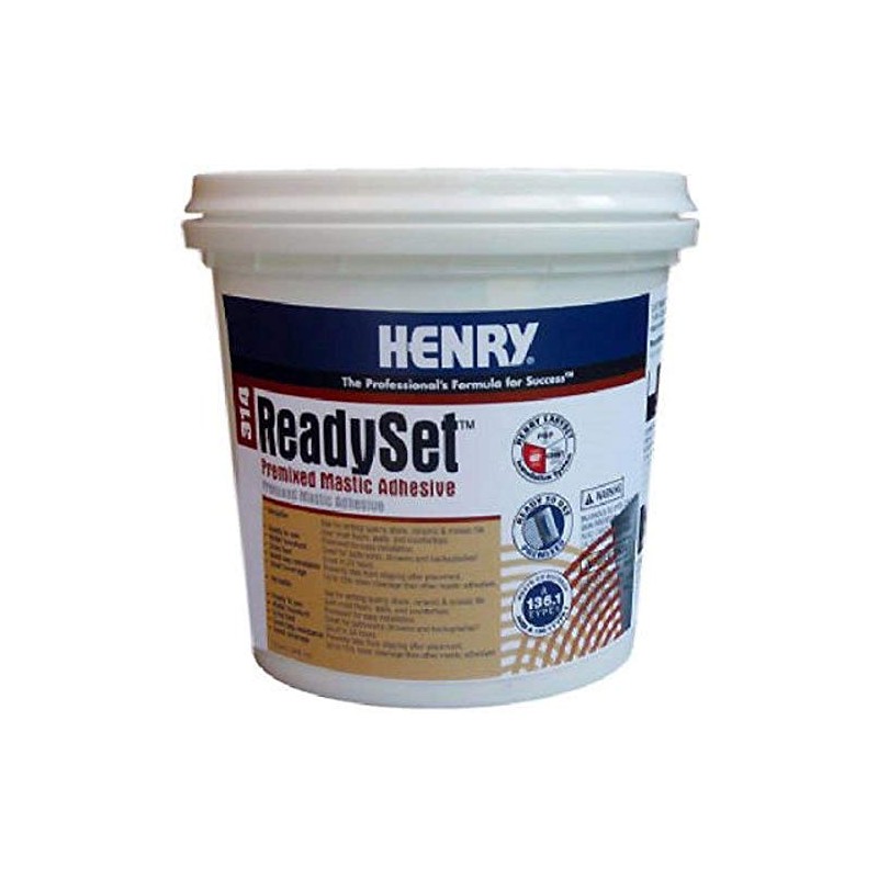 Henry 314 Premixed Mastic Adhesive 1 QT Ready Set
