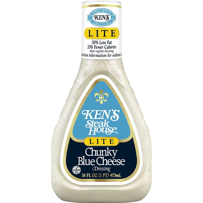Ken's Steak House Lite Chunky Blue Cheese Dressing (16 Fl