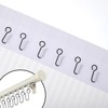 Ymapinc 60pcs Small Curtain Track Hooks, Metal S Shaped Curtain
