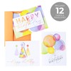Masterpiece Colorful Pop Out Happy Birthday Cards / 12 Boxed