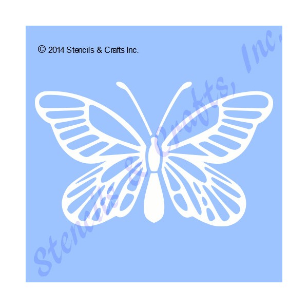 7" BUTTERFLY STENCIL STENCIL BUTTERFLIES BUG TEMPLATE PATTERN CRAFT PAINT