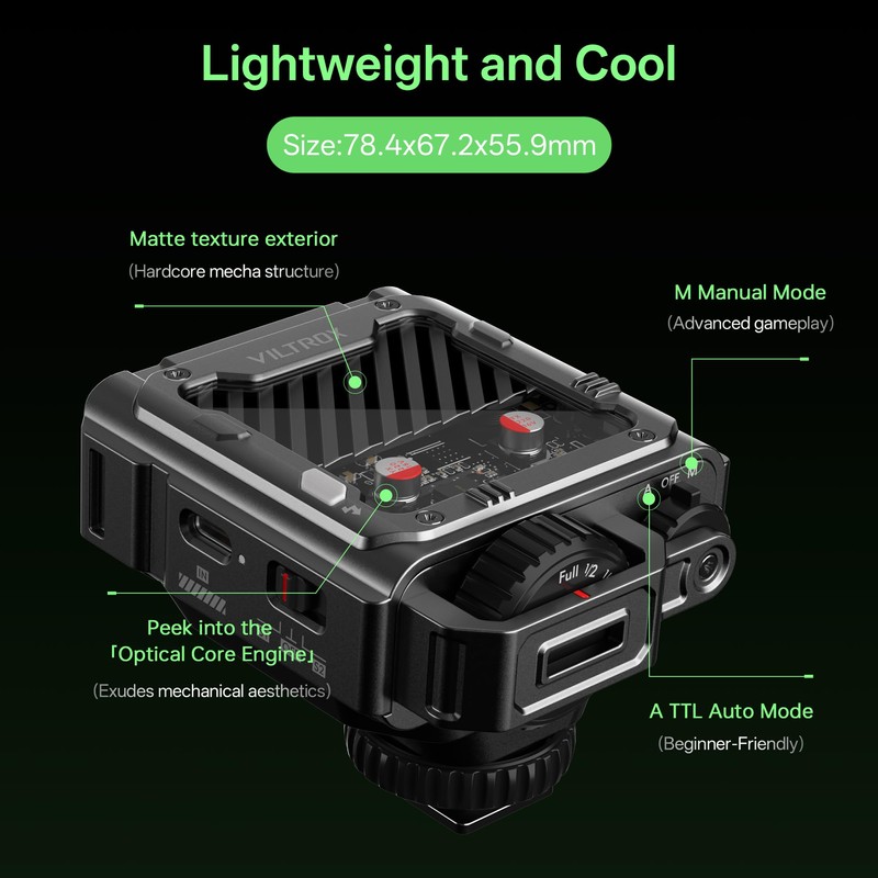 VILTROX Spark Z3-N TTL Camera Flash for Nikon, Retro Hot