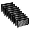 Vent Systems 3" x 10" Inch (Opening Dimensions) Black -