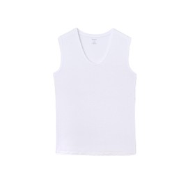 Dagi Men's Shapewear Cotton Tank Top Vest, White