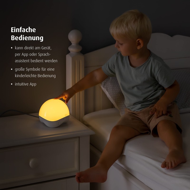 Reer MyMagicSmartLight Smart Night Light, 16 Million Colours, Music Function,