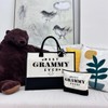 SUSZDOU Gift for Best Grammy Ever, Canvas Beach Bag, Canvas