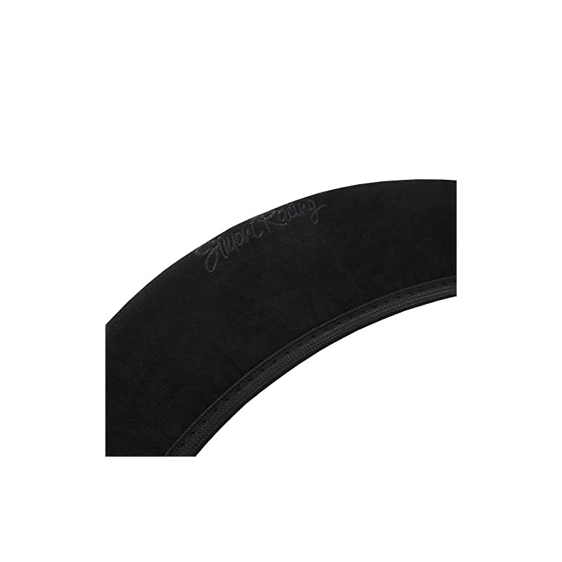 Simoni Racing CVT/10N Universal Steering Wheel Cover, Black Face