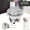 Brush & Style [3 Pieces] Double Flush Push Button for