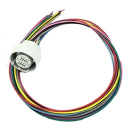 Transmission Parts Direct Wire Harness, 4L80E Internal Male W/Temp Sensor, 1991-2003