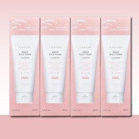S-Nature Aqua Rice Mildly Acidic Cleansing Foam 160ml 4pcs / 에스네이처 아쿠아 라이스 약산성 클렌징폼 160ml 4개