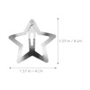 Ipetboom Clips De Pelo Estrella Plateados - 20 Piezas Broches