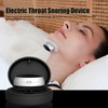 Electric Throat Snoring Device 3 Gears Adjustable TENS Pulse Massage
