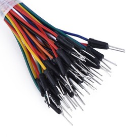 65pcs Breadboard Protoboard Jumper Wires, Male to Male Jumper Wire Test Cable Set for PCB Project, Electronic DIY Project, PC Motherboard, etc.