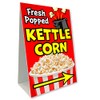 Kettle Corn Economy A-Frame Sign 24" Wide by 36" Tall