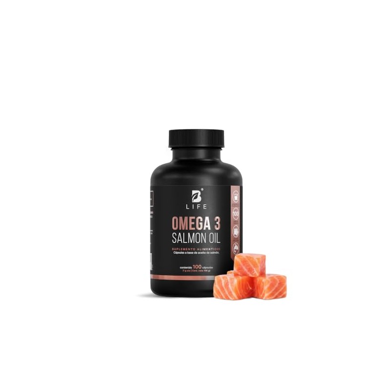 Life Omega Aceite Puro Salmón 100 Cápsulas