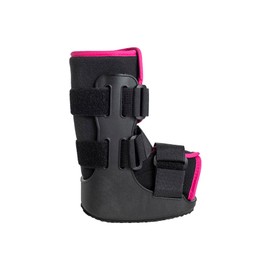 Brace Direct Pediatric Walking Boot – Kids Fracture Boot for Foot Injuries, Ankle Sprains & Post-Op Recovery, Pink (Large, US Kids 11.5K–1.5)