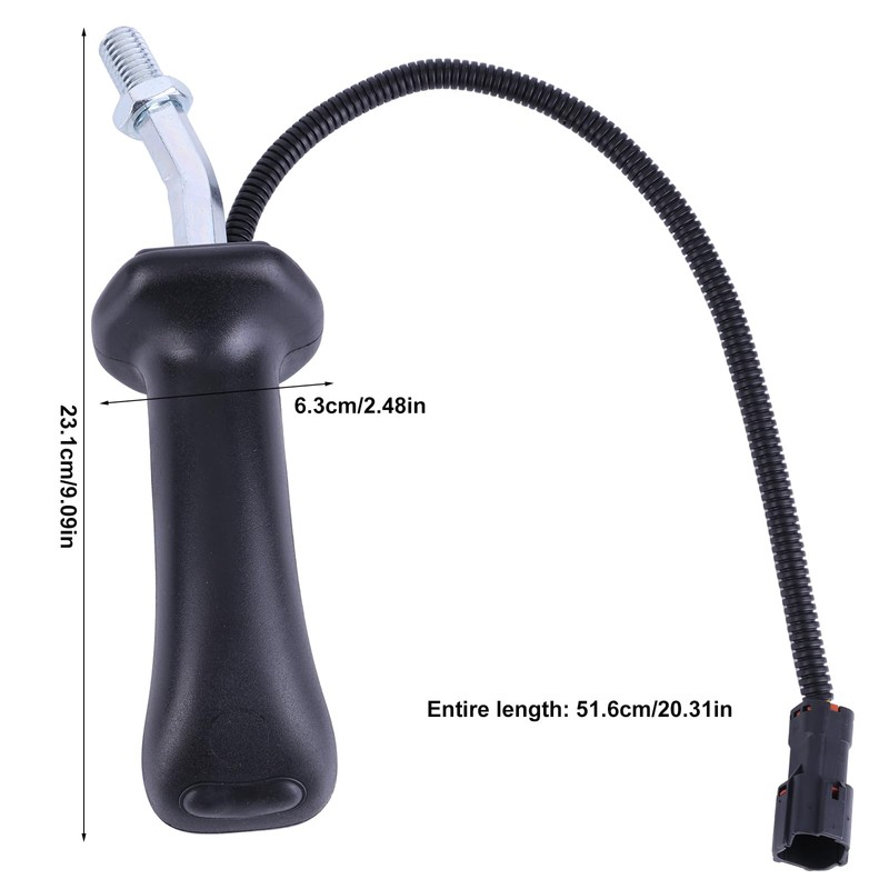 Dfuorty Button Excavator Joystick Handle Compatible for Caterpillar Skid Steer