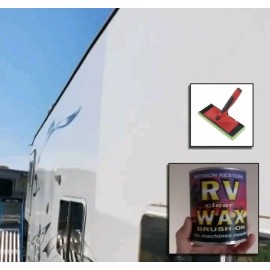 Mission Restore RV  WAX - for 45ft, EZ wipe - On  2 cans needed ,  no machines used