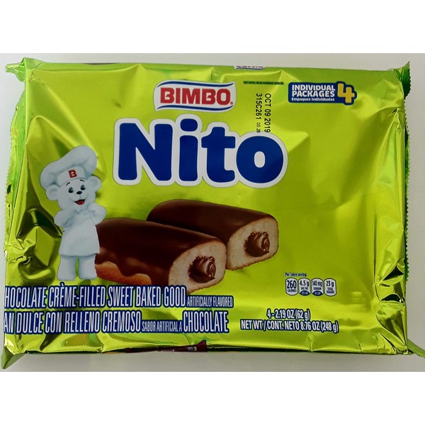BIMBO Nito cream filled sweet roll 8.75oz