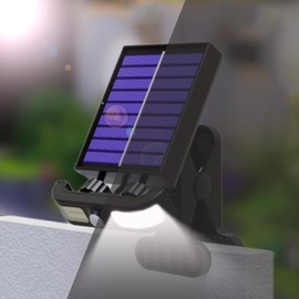 Clip, Solar Light, Sensor Light, Outdoor, 3 Lighting Modes, Auto On, Off, No Electricity Bill Required, Motion Sensor Light, Outdoor, Security Light, Garden, Entrance, Hallway, Parking Lot, Power