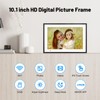 AEEZO Digital Picture Frame WLAN, 10.1 Inches Digital Photo Frame