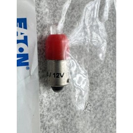 Eaton NEW EATON E22LED612RN 6-12V RED LED BULB E22 E34 10250T Pilot Light Lamp