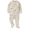 Gerber Baby Unisex 2-Pack 2-Way Zip Thermal Footed Sleep 'N
