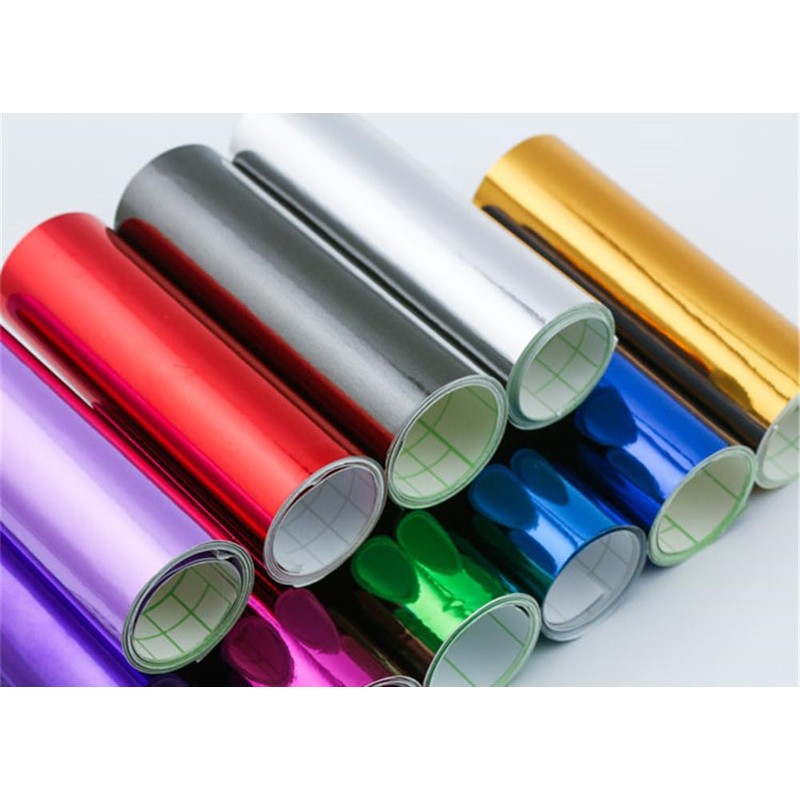 DIYAH High Gloss Green Chrome Mirror Vinyl Car Wrap Sticker
