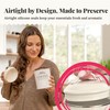 noonberry Kitchen Canisters for Countertop – 5-Piece Airtight Canister Sets