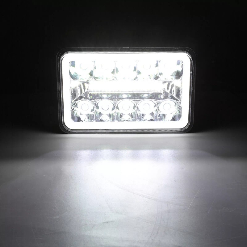 COLIGHT 4X 4x6" LED Projector Headlights For Kenworth T800 T600