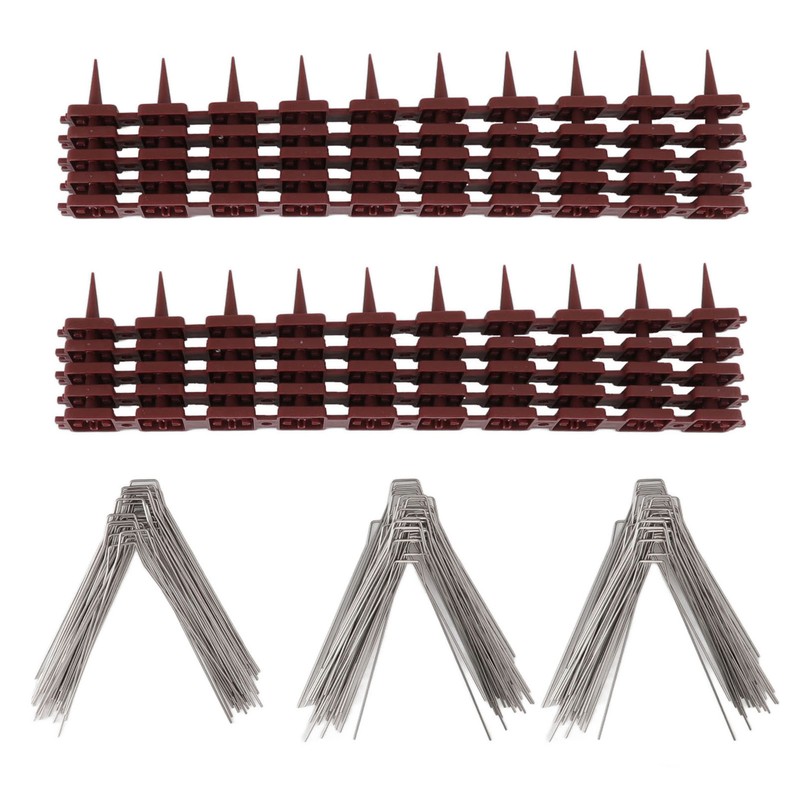 Bird Spikes 15 Feet Stainless Steel Pigeon Deterrent Spikes for